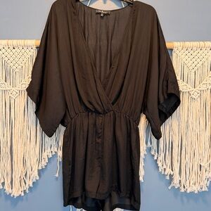 Lulu's Elegant Black Romper